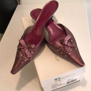 BCBGirls Magenta Mules